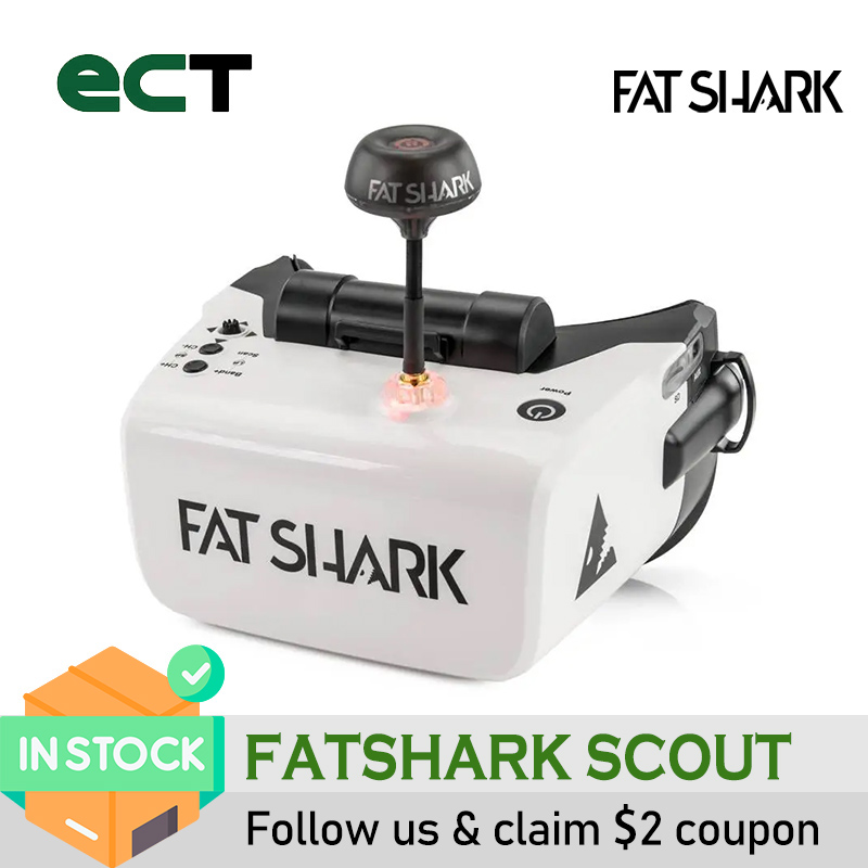 FatShark Scout 4 Inch 1136x640 - Drone Racing Goggles review and price